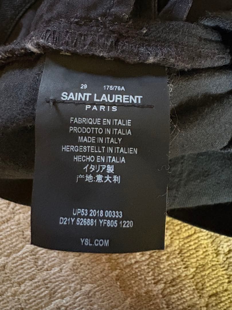 Saint Laurent Paris Straight Jeans