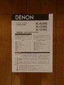 Denon Center Speakers Sc-C33Xg