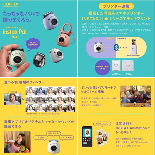Fujifilm Instant Cameras Instax Pal