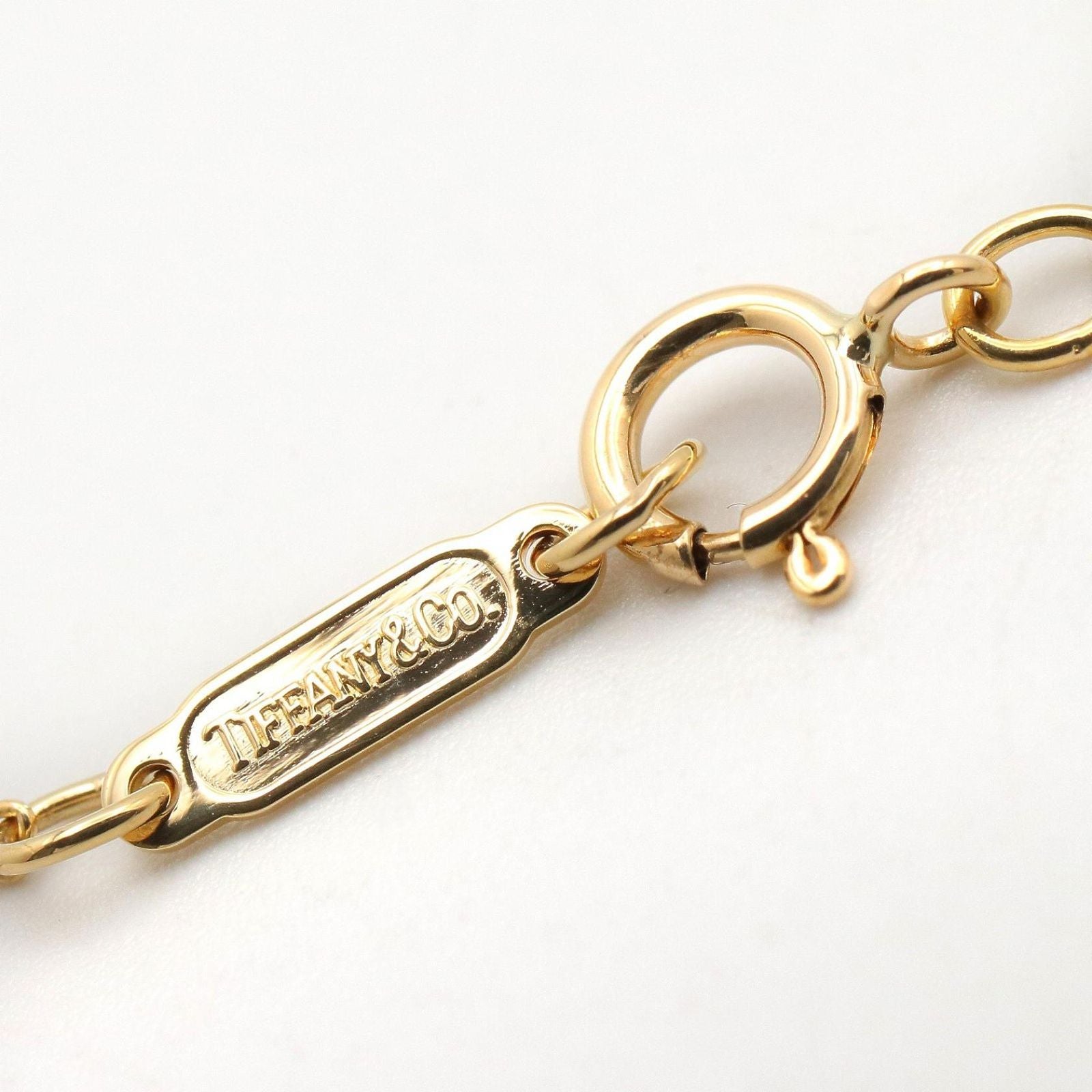 Tiffany Necklace Co K18 Used A