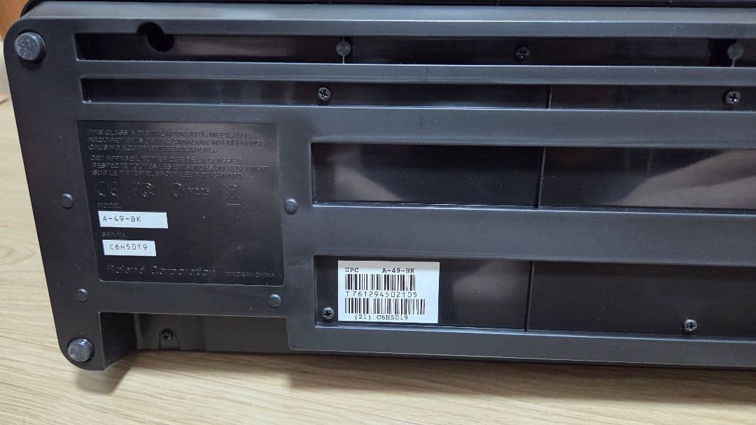 Roland Keyboards Digital Pianos A-49-Bk Midi