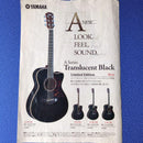 Yamaha Acoustic Guitar Ac1Rt Bl
