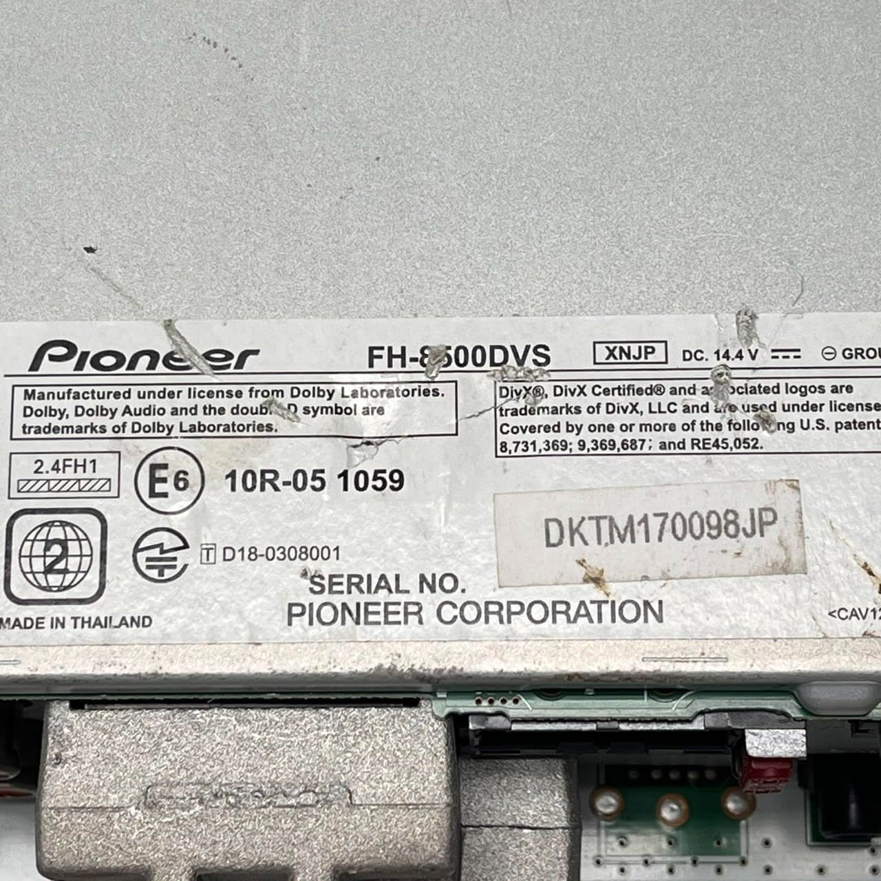 Pioneer Others Fh-8500Dvs 6.8 No3188