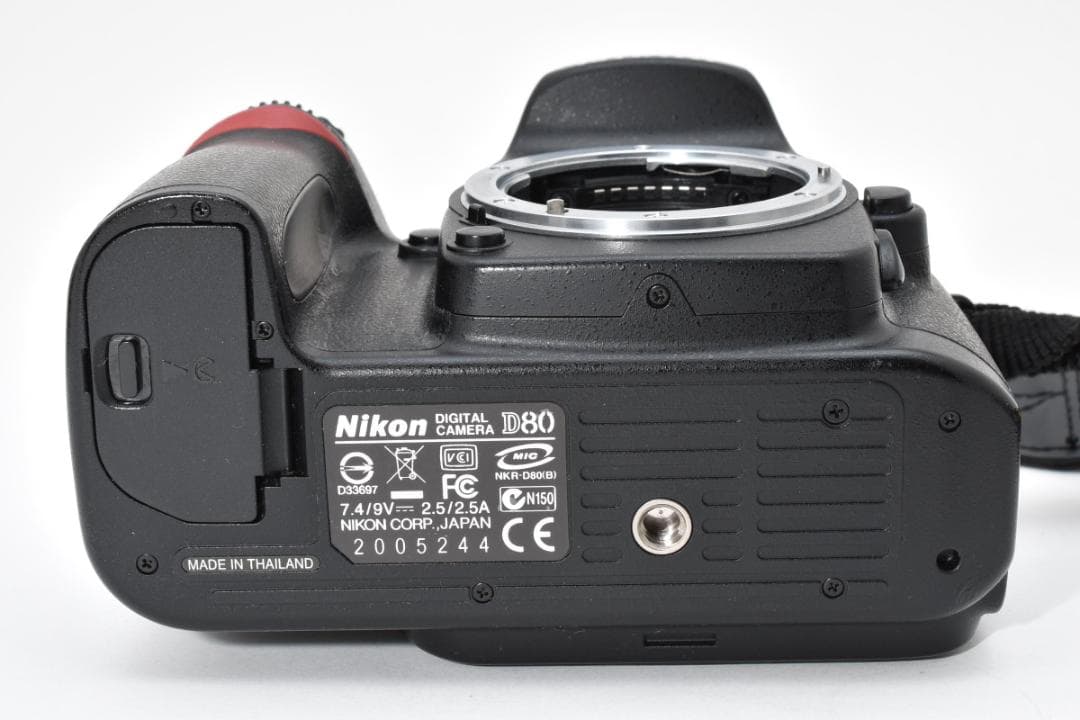 Digital Slr 7,093 Nikon D80 #21552