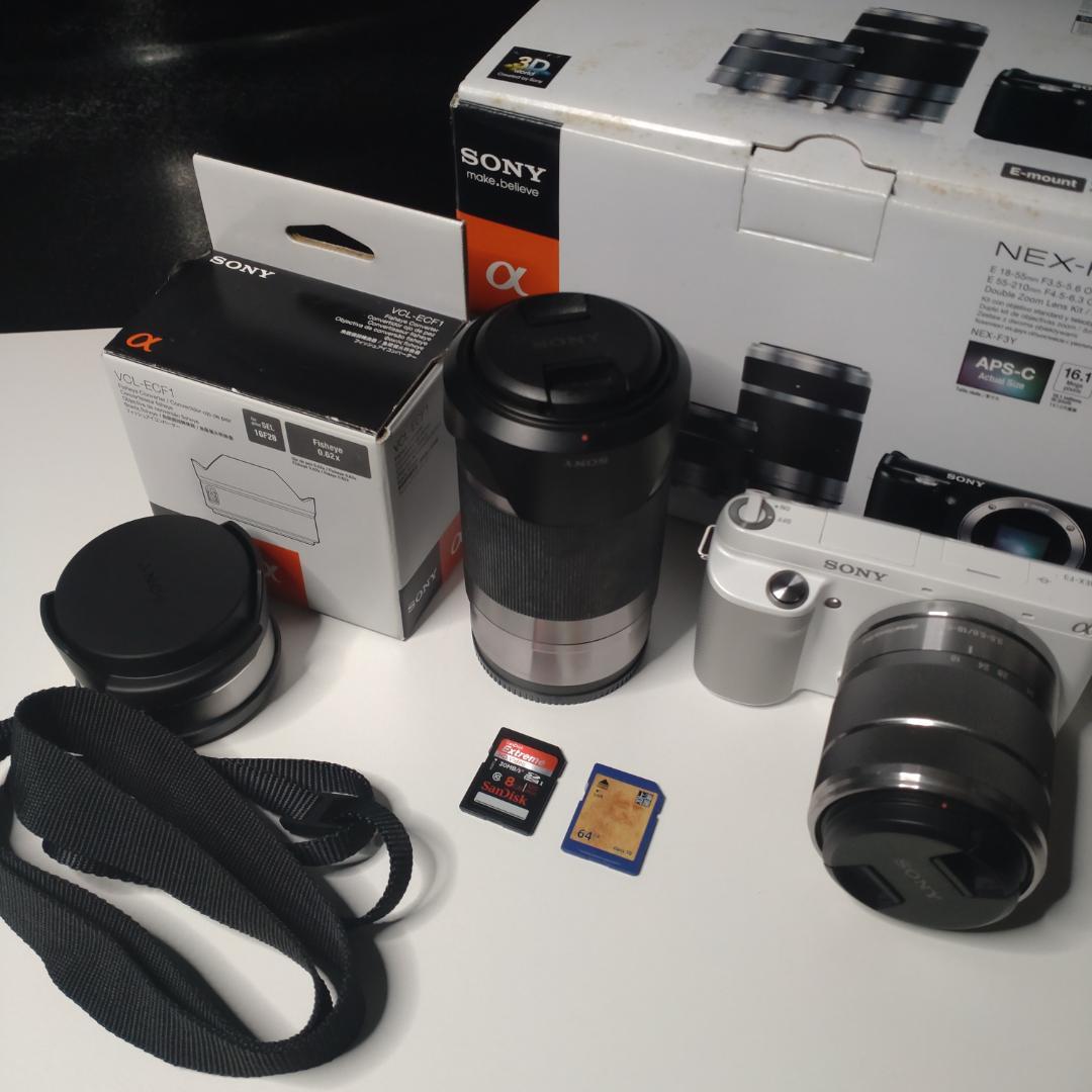 Sony Mirrorless Interchangeable Lens Cameras Nex-F3Y