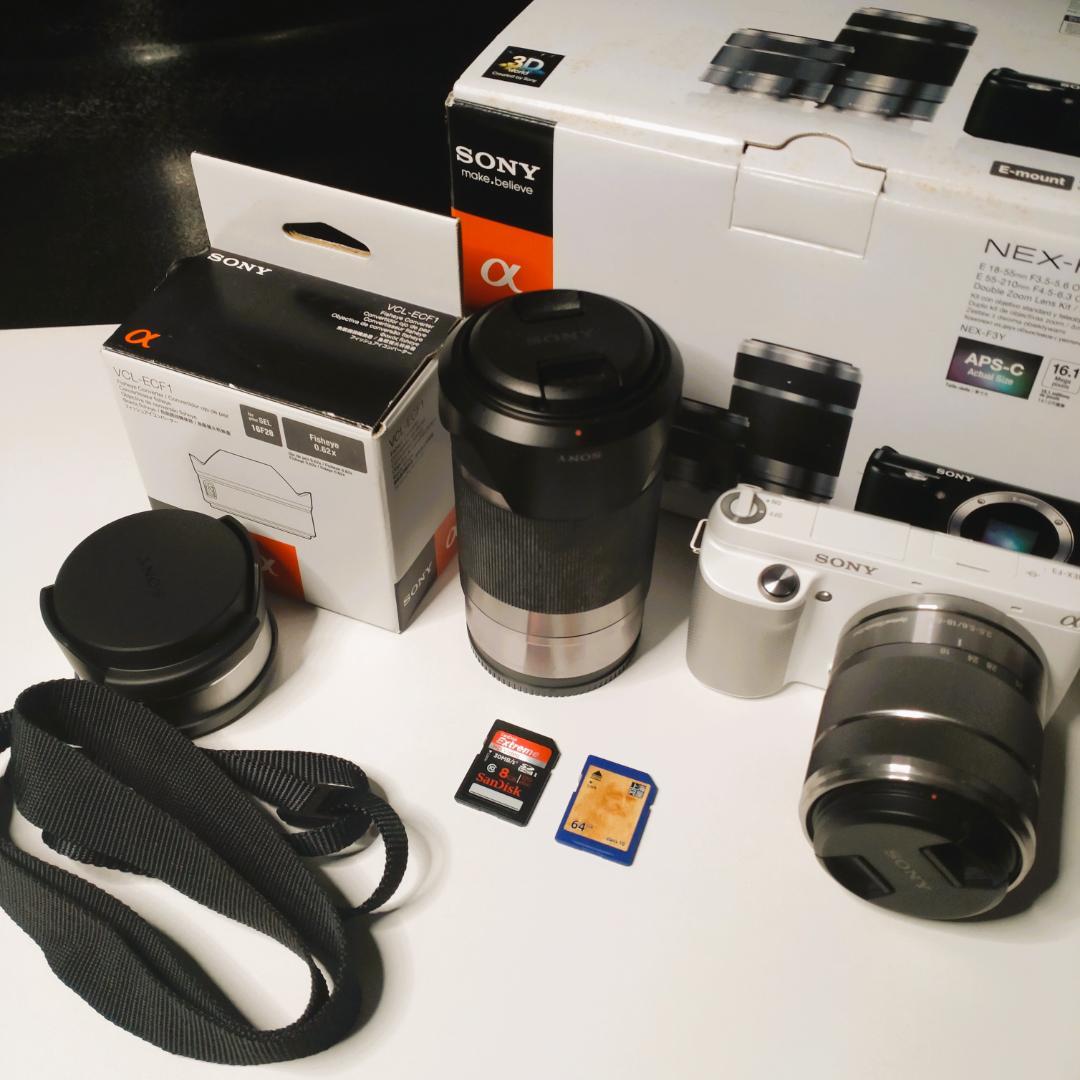 Sony Mirrorless Interchangeable Lens Cameras Nex-F3Y Sd