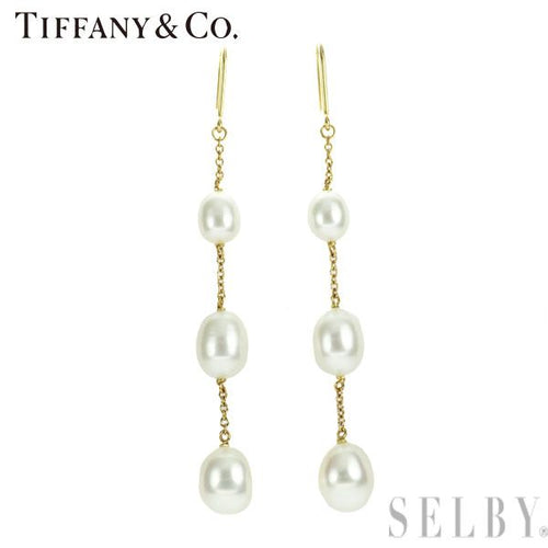 Tiffany Earrings (For Both Ears) K18Yg