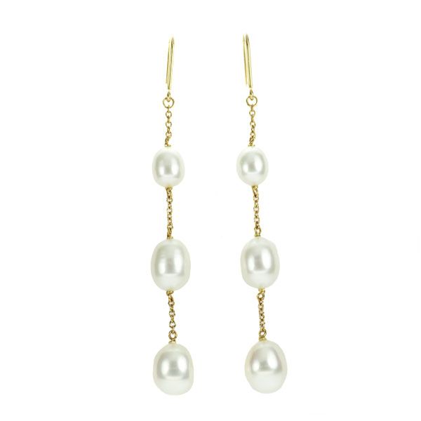 Tiffany Earrings (For Both Ears) K18Yg