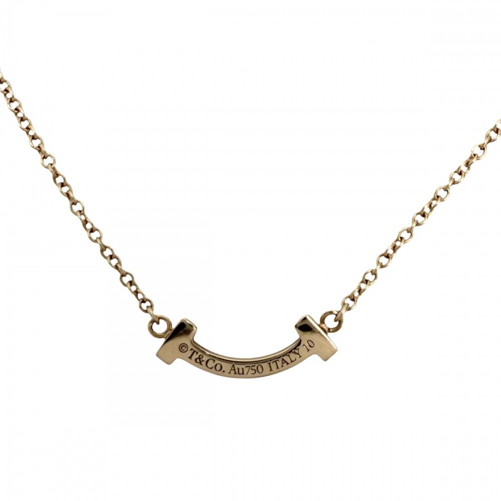 Tiffany Necklace T 18 Pg Au750 Tiffany&Co. K18 2.3G