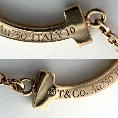 Tiffany Necklace T 18 Pg Au750 Tiffany&Co. K18 2.3G