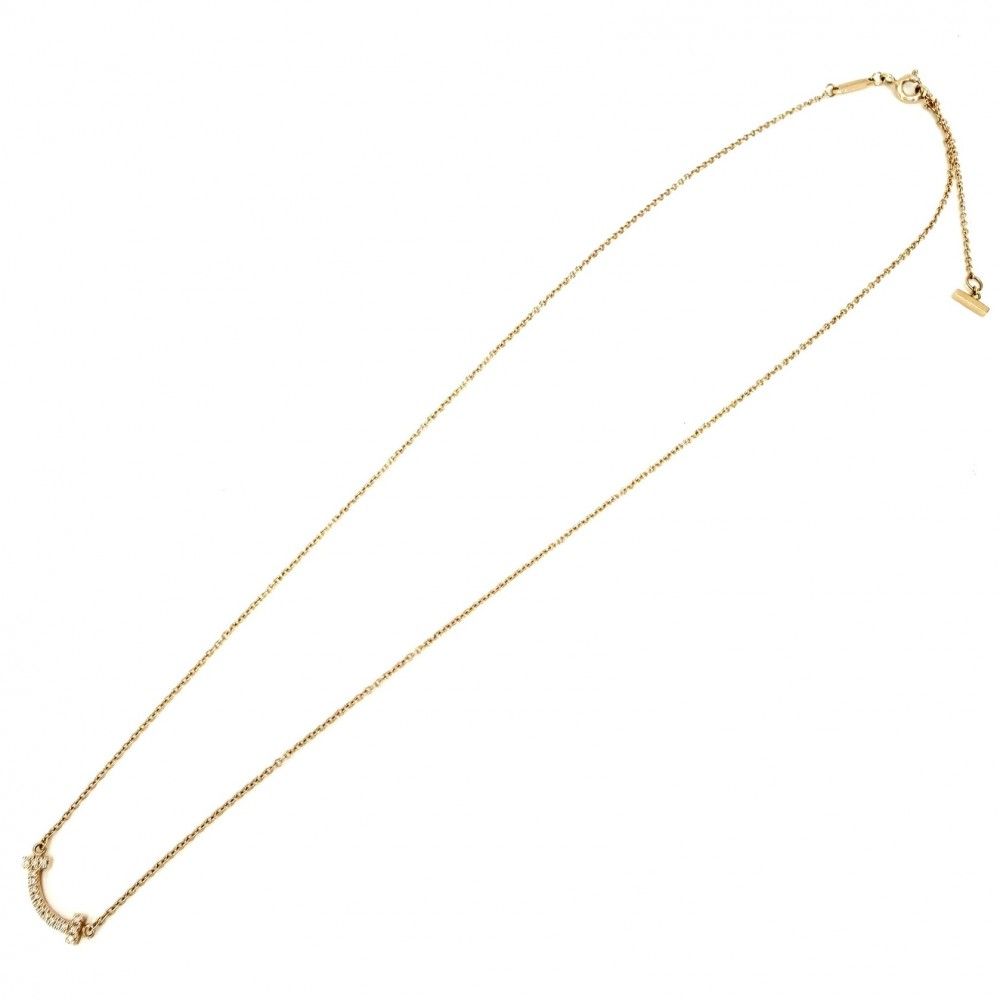 Tiffany Necklace T 18 Pg Au750 Tiffany&Co. K18 2.3G