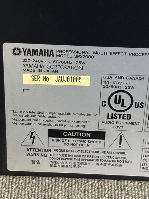 Yamaha Other Spx2000