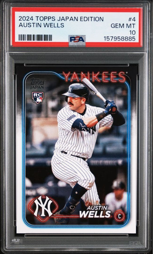 Mlb 2024 Topps Austin Wells Psa 10