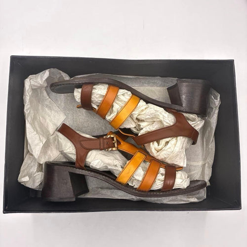 Prada Sandals 37 Brown Camel