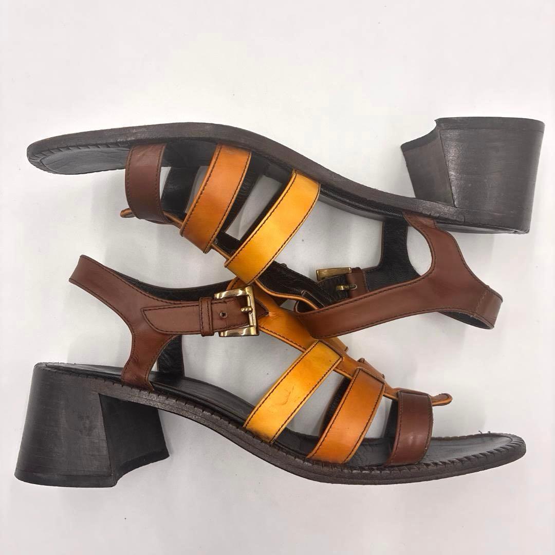 Prada Sandals 37 Brown Camel
