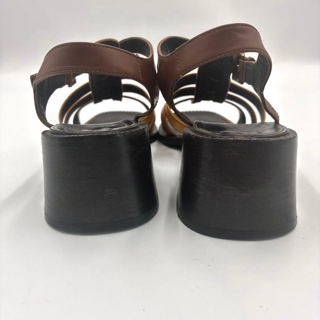 Prada Sandals 37 Brown Camel