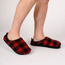 Sandals Vance Co Roland Fleece Shearling Menslide Slippers Red