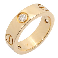 Cartier Ring 3Pd B4032400 K18 Used A