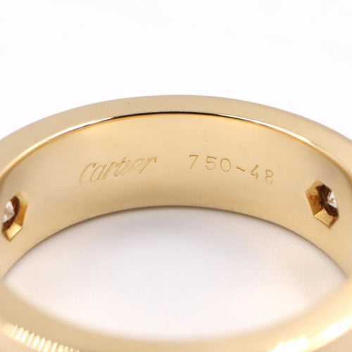 Cartier Ring 3Pd B4032400 K18 Used A