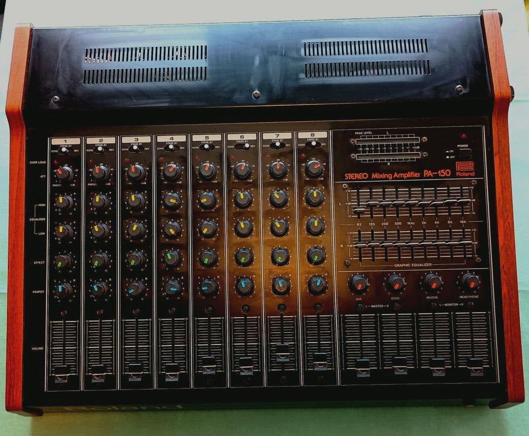 Roland Analog Mixer Mixing Amplifier Pa-150