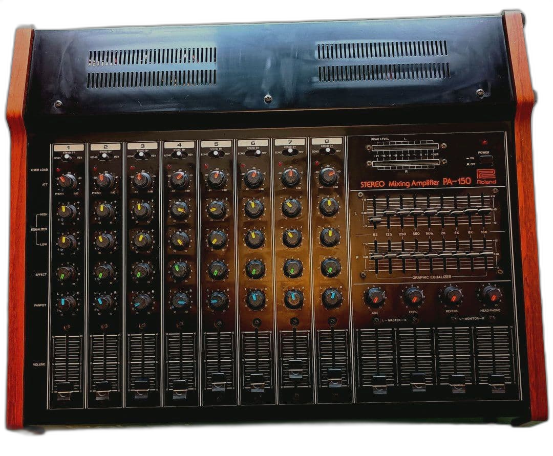 Roland Analog Mixer Mixing Amplifier Pa-150