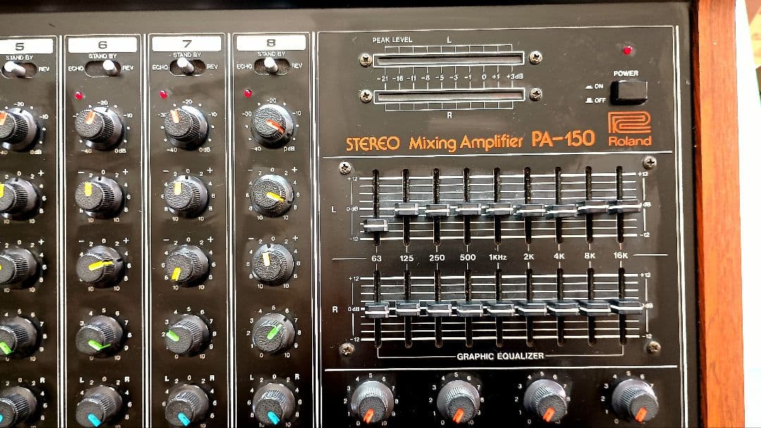 Roland Analog Mixer Mixing Amplifier Pa-150