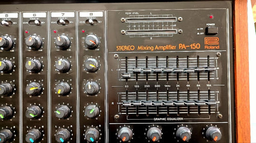 Roland Analog Mixer Mixing Amplifier Pa-150