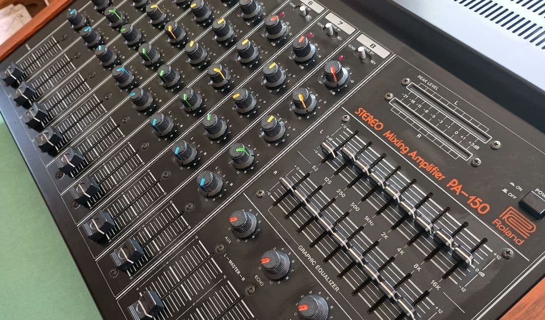 Roland Analog Mixer Mixing Amplifier Pa-150