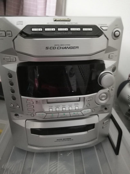 Mini Component Systems Panasonic Sa-Ns77Md 5 Cd