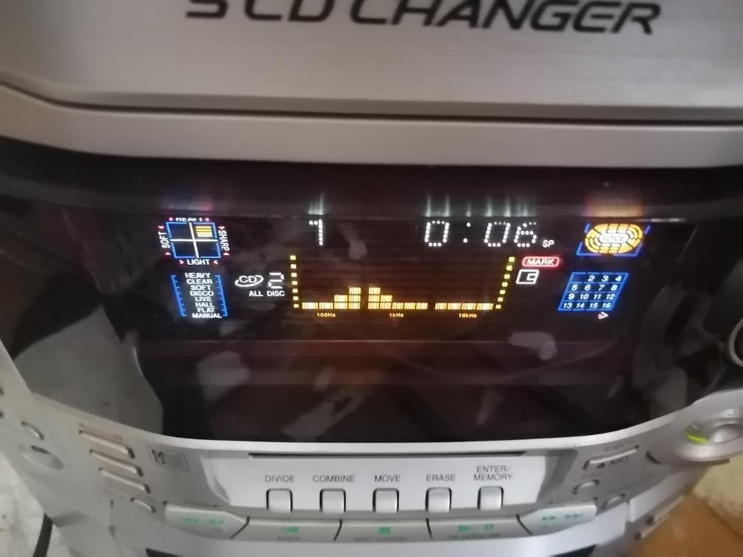 Mini Component Systems Panasonic Sa-Ns77Md 5 Cd