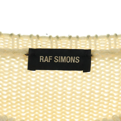 Raf Simons Knit Sweater Oversized Intarsia Pull Rs
