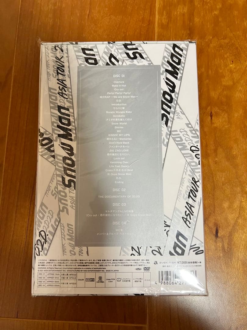 Music Videos Concerts Snow Man Asia Tour 2D.2D. Dvd
