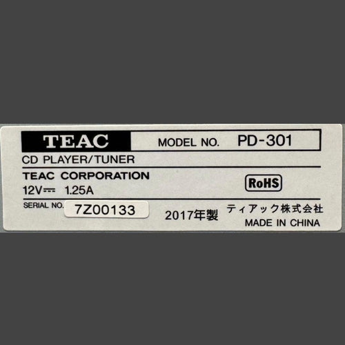 Teac Cd Sacd Player Pd-301