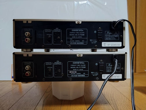 Cd Md Cassette Deck Onkyo C-722M 2