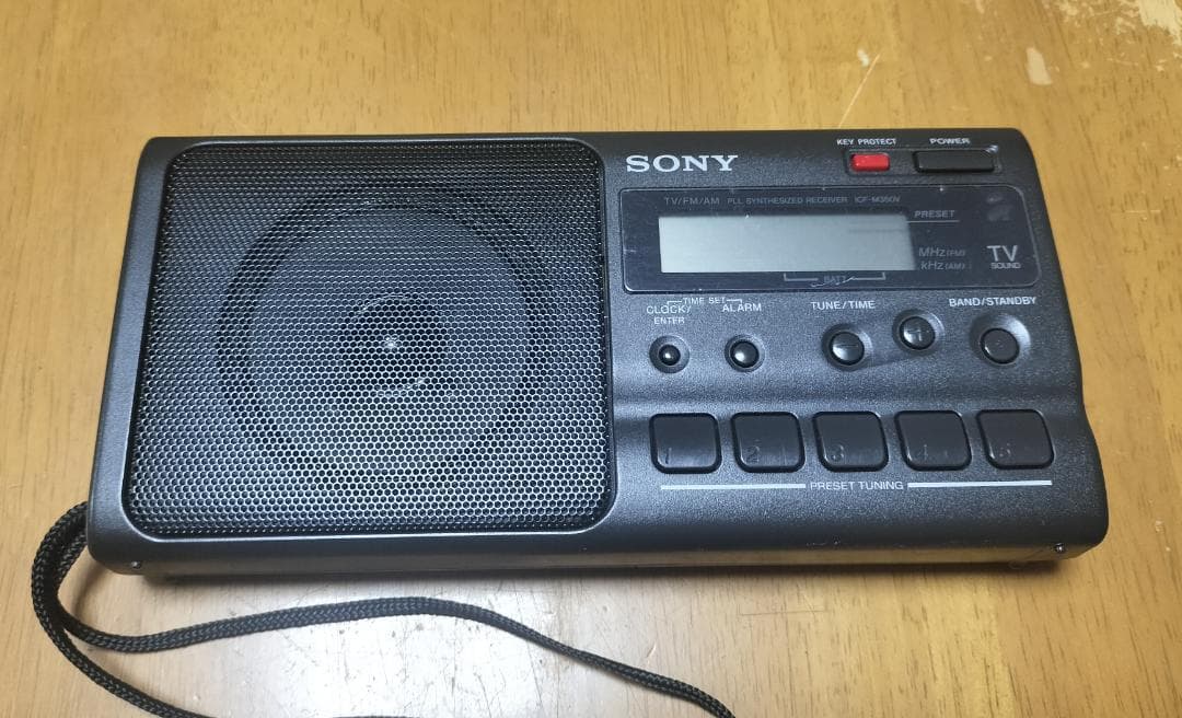 Radio And Boombox Sony Icf-M350V Fm Am