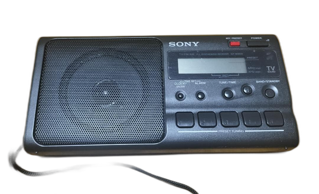 Radio And Boombox Sony Icf-M350V Fm Am