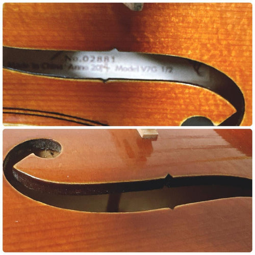 Yamaha Violin Body V7G 1/2
