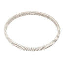Tiffany Bangle Wristband Co 19 K18Wg Used A
