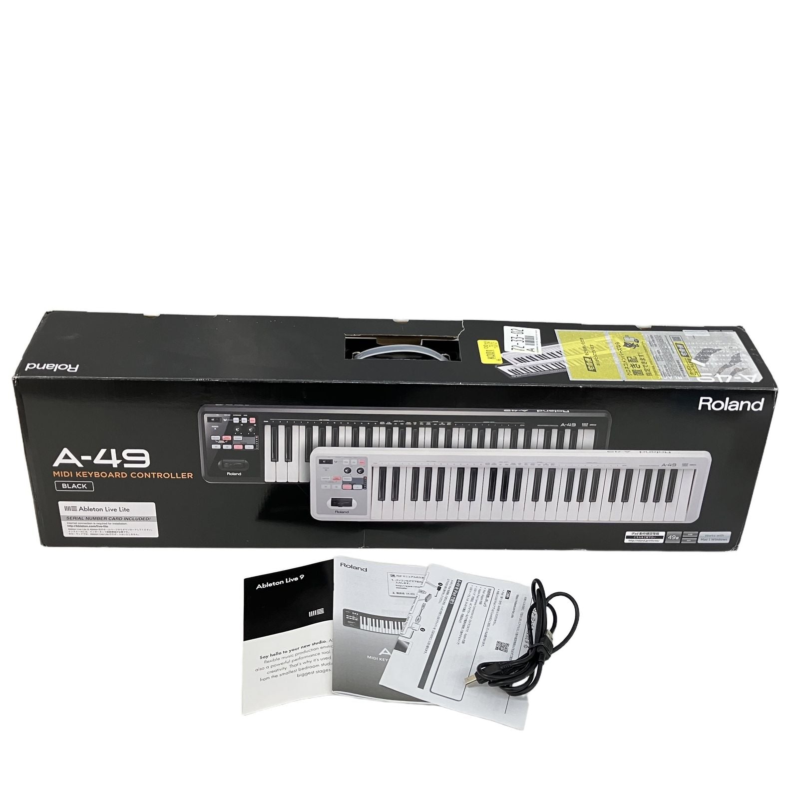 Midi Keyboard Pad Roland A-49-Bk 49 Z11369285