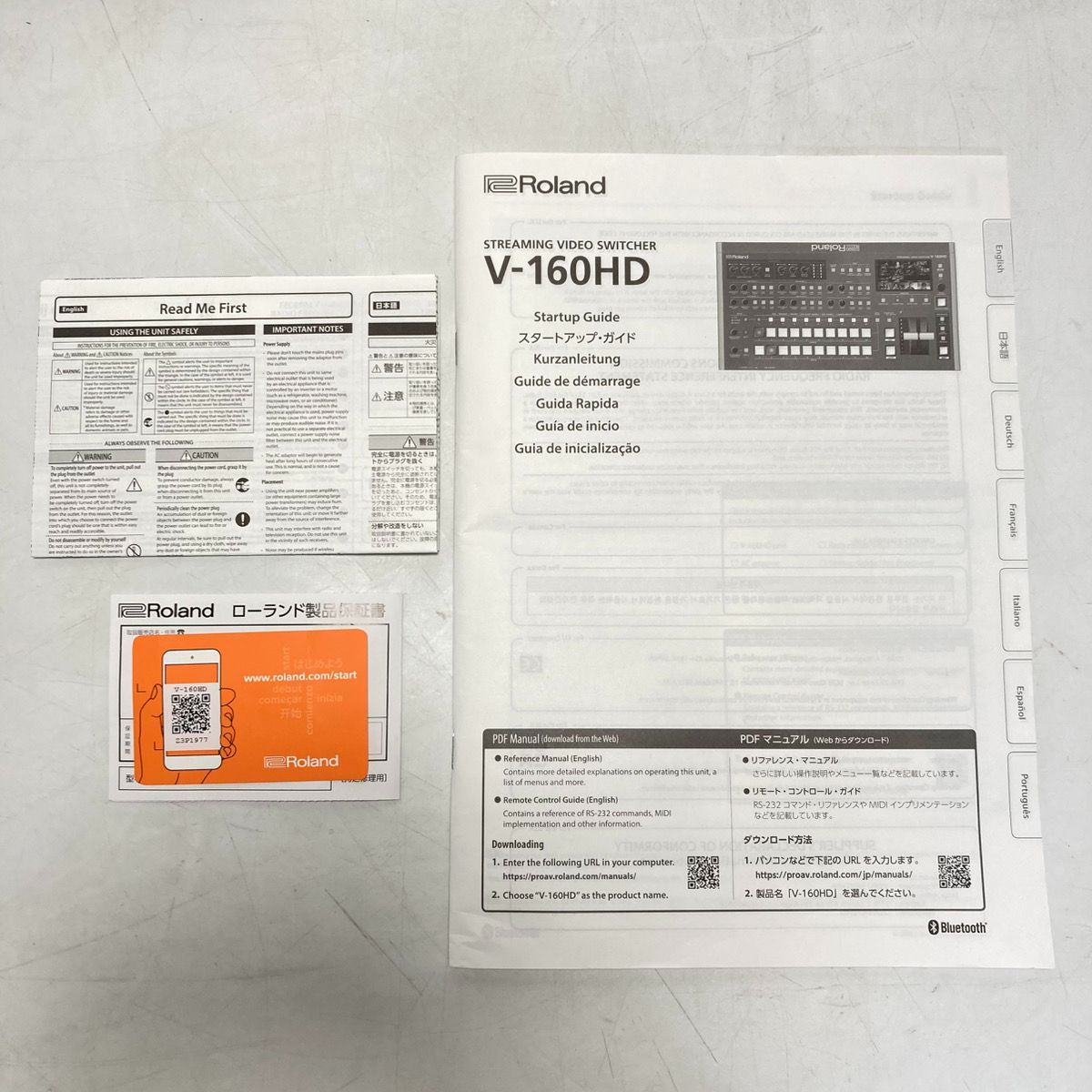 Roland Vj -Related Equipment V-160Hd