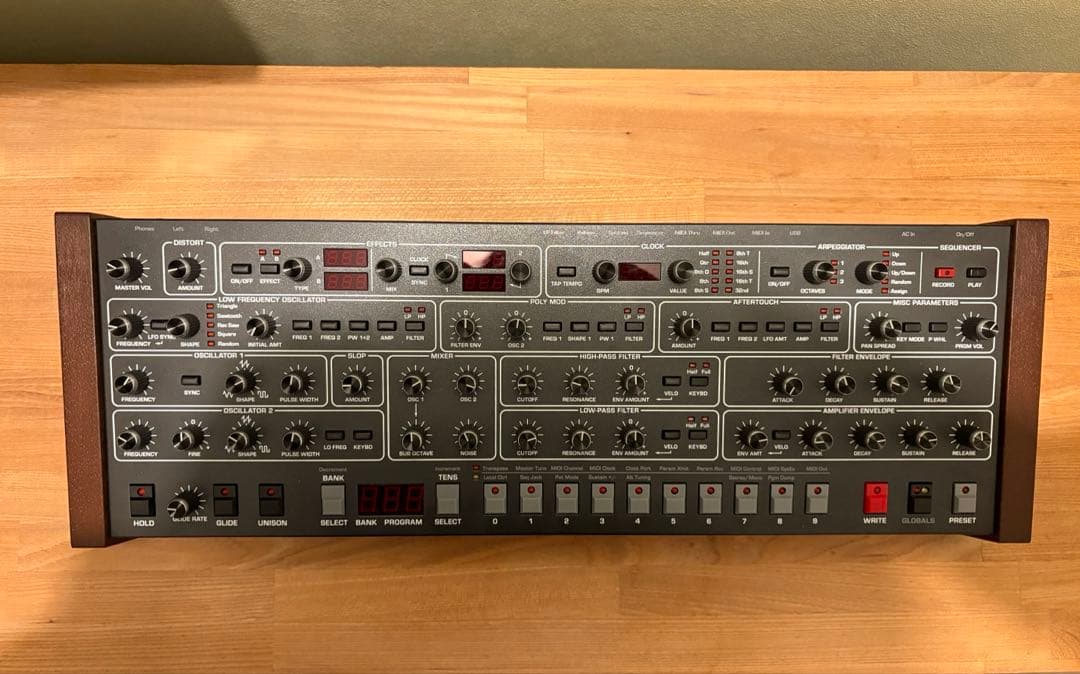 Analog Synthesizer Sequential Prophet-6 Module