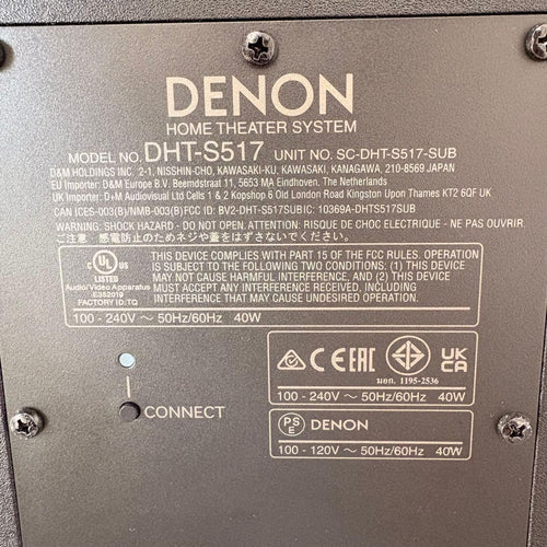 Denon Surround Speakers, Rear Soundbars Dolby Atmos Dht-S517