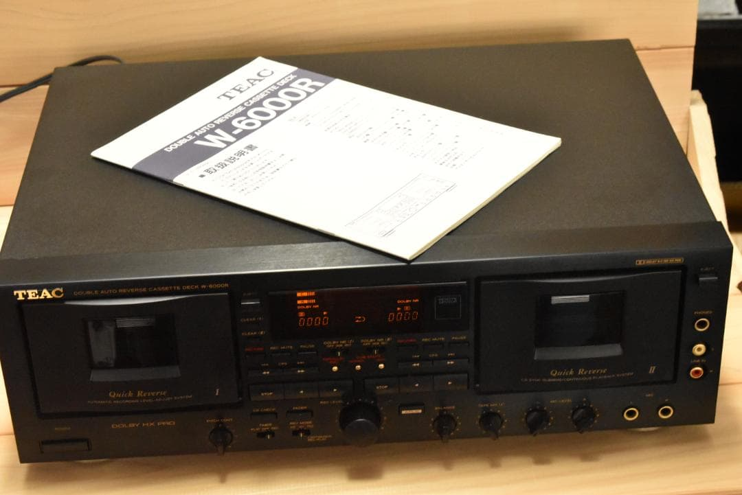 Cd Md Cassette Deck Teac W-6000R