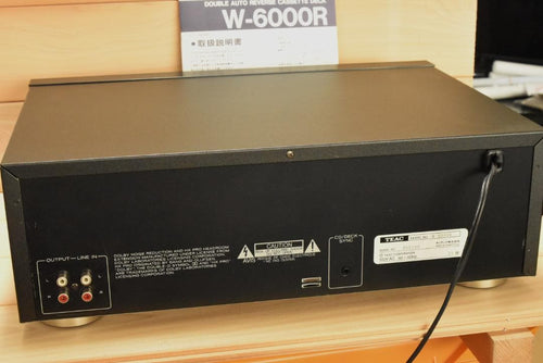 Cd Md Cassette Deck Teac W-6000R