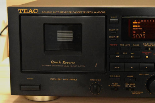 Cd Md Cassette Deck Teac W-6000R