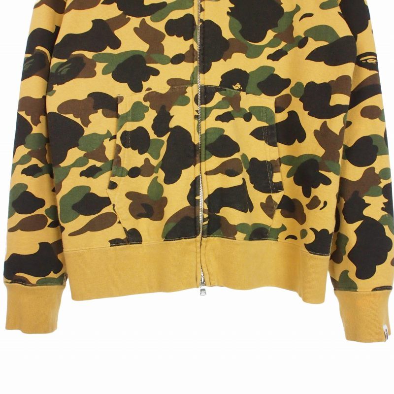 A Bathing Ape Hoodie 1St Camo Shark Full Zip L 001Zpk801004M
