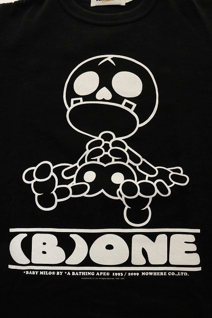 A Bathing Ape T -Shirt 2009 Skeleton Tee Black M 2600428