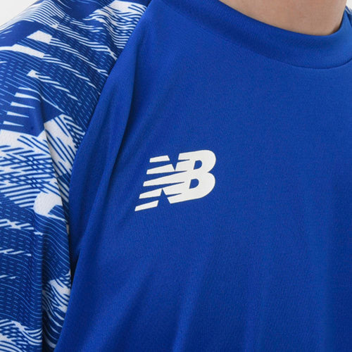 New Balance Shirt Jmtf1417 Ryb (Nv) (Wt) (Rd)
