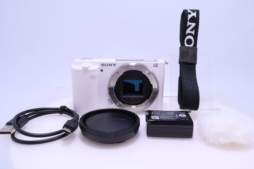 Sony Mirrorless Interchangeable Lips 27 Zv-E10 Vlog Vlogcam Aps-C (White)(