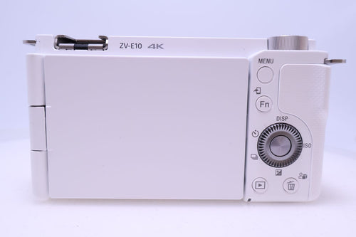 Sony Mirrorless Interchangeable Lips 27 Zv-E10 Vlog Vlogcam Aps-C (White)(